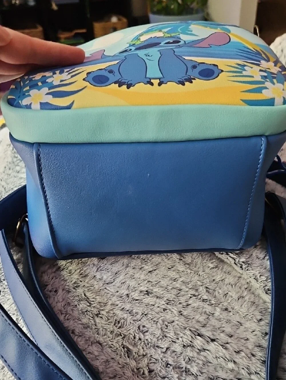 Loungefly Disney Stitch Mini Backpack With Stitch Tyedye Keychain